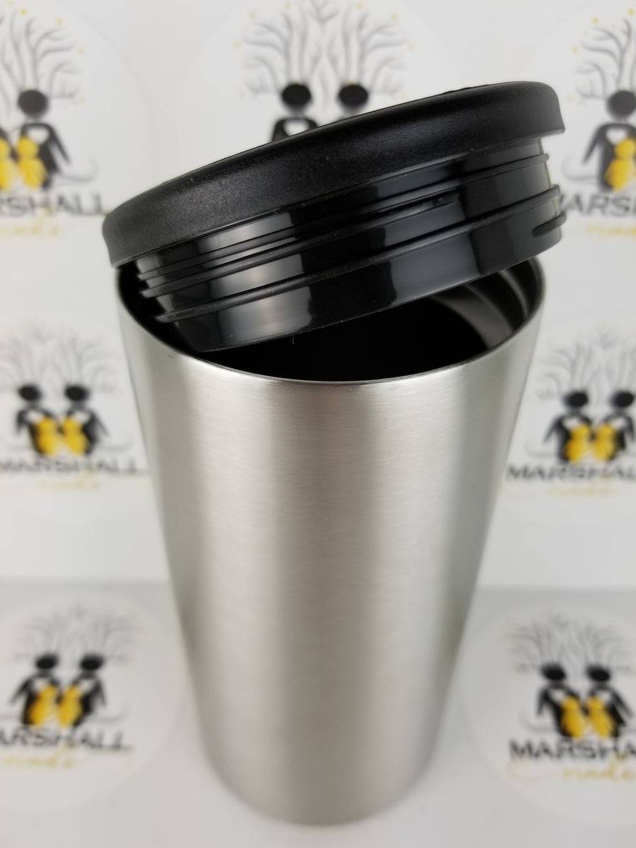 12oz Skinny Straight Tumbler / Sippy Cup Combo – Marshall Made Tumblers