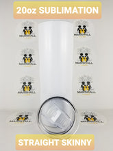 Load image into Gallery viewer, 20oz Skinny Straight Glossy White - Sublimation