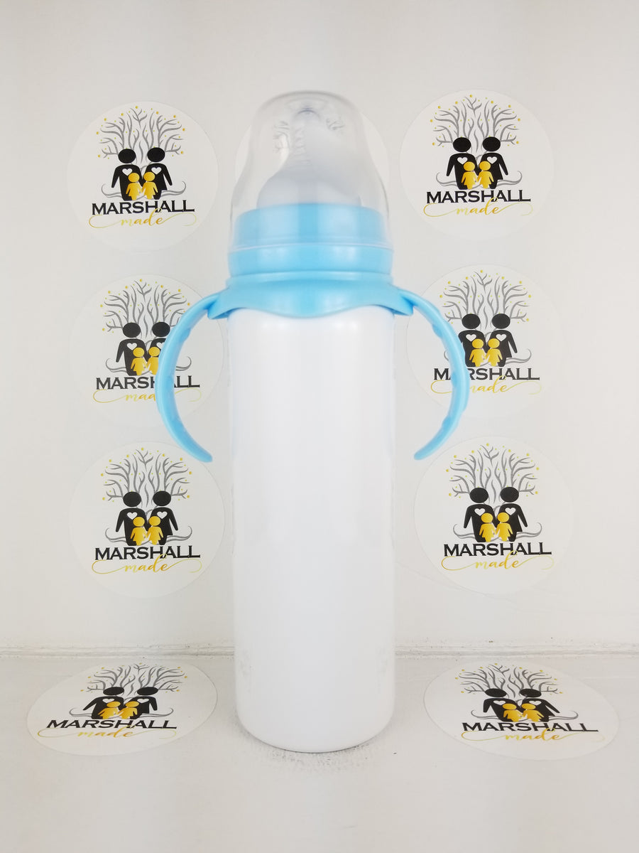 Blue Sublimation Baby Bottle – Besties LLC