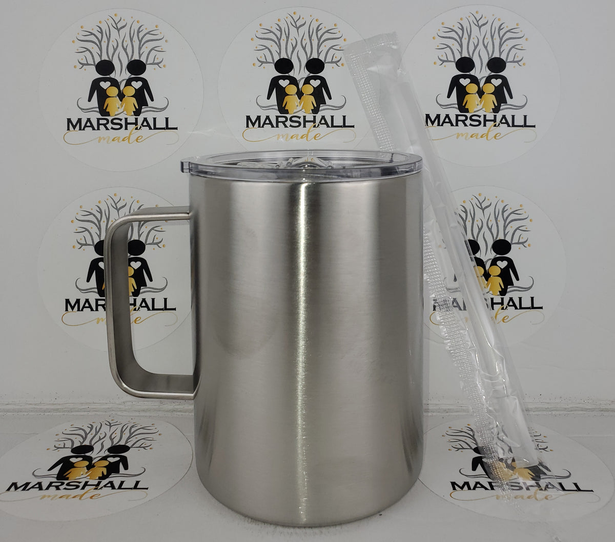 Coffee mug to go, Made of stainless steel