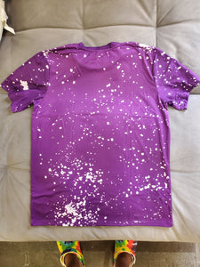 Kids Bleached Spot Polyester Shirts