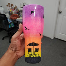 Load image into Gallery viewer, 40oz Neon Beach Tumbler

