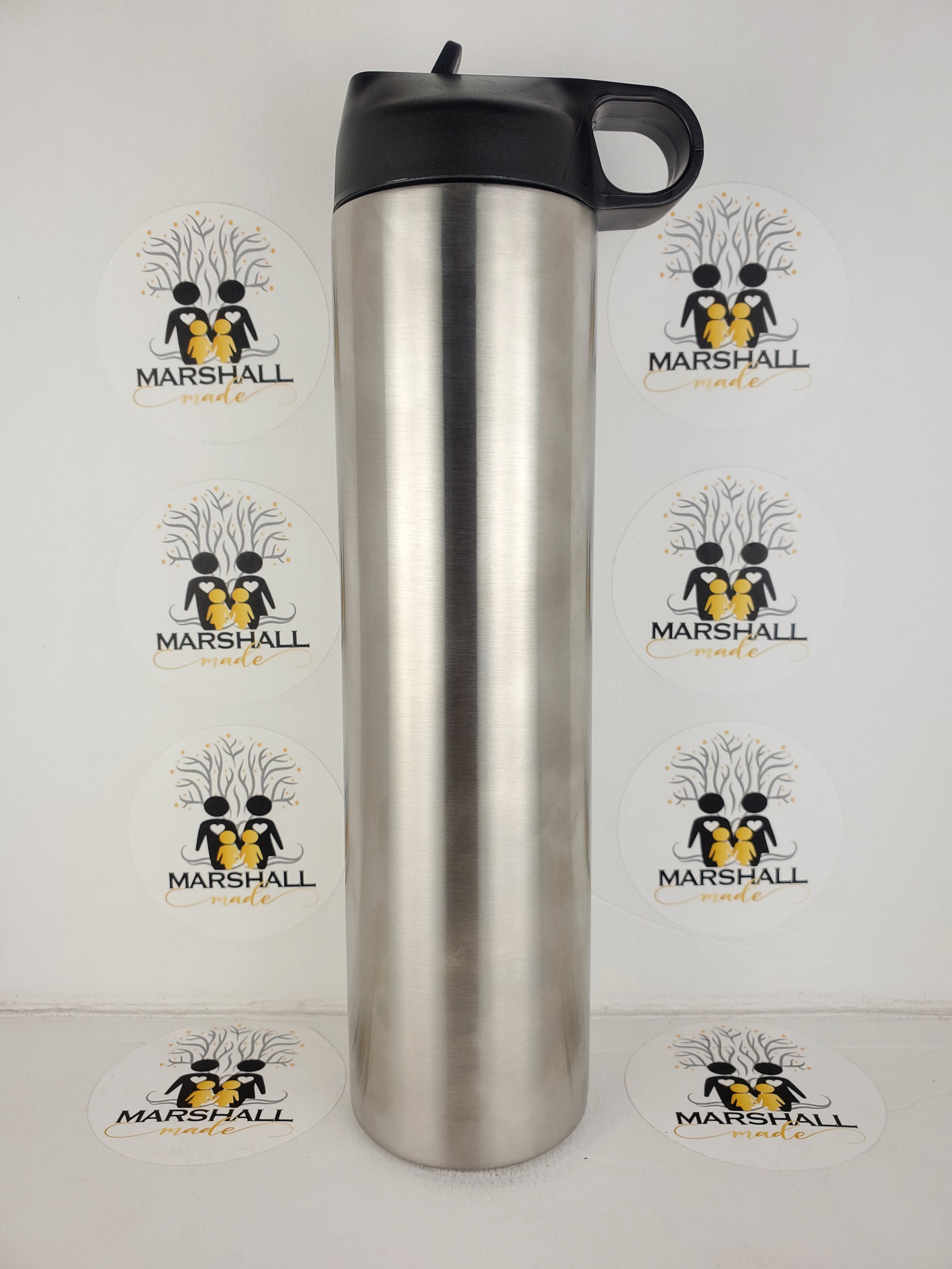24oz Steel Hydro Water Bottle – Marshall Made Tumblers